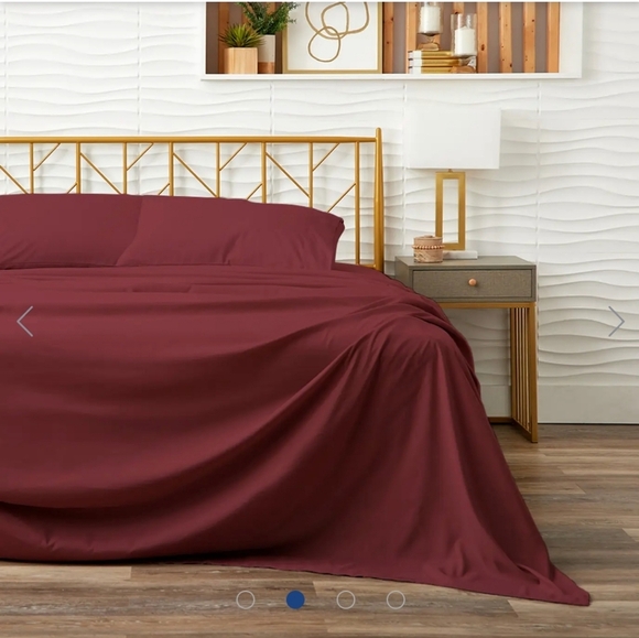 NWT Cosy House Collection Luxury Bamboo Blend Bed Sheets 4pc Full Set - Picture 2 of 4